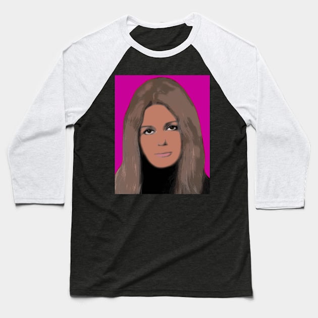 Gloria Steinem Baseball T-Shirt by oryan80